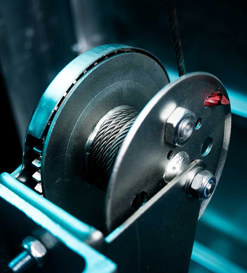 winch mobile security box detail