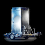 Security mast trailer