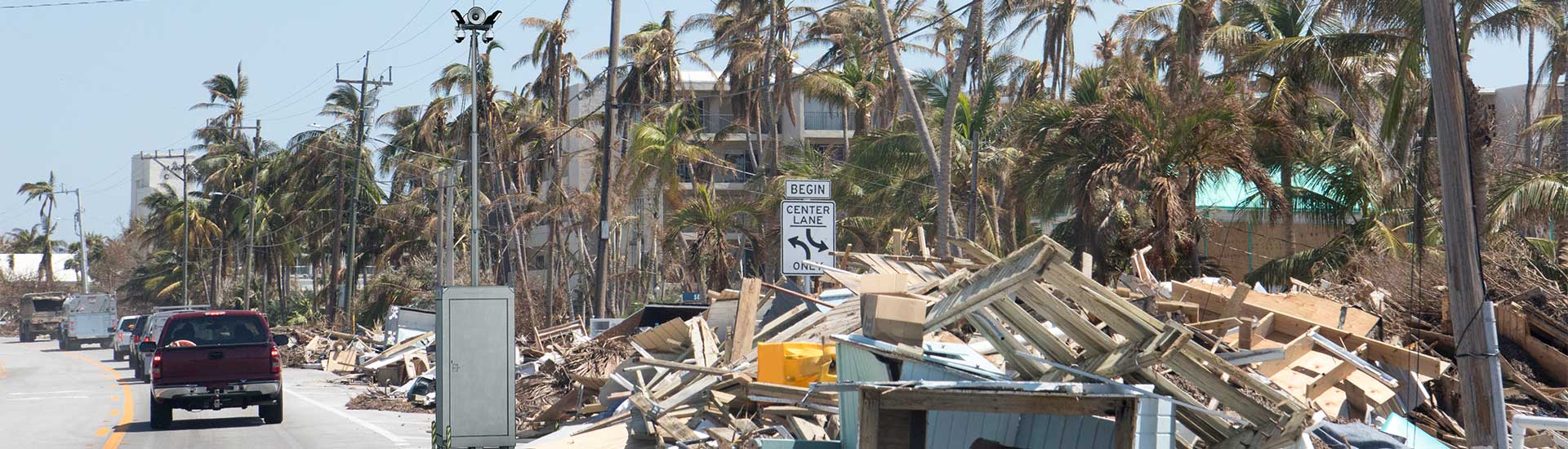 Mobile security towers helps during natural disasters