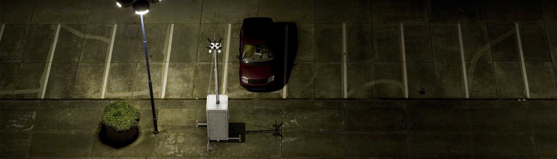 Parking security by night