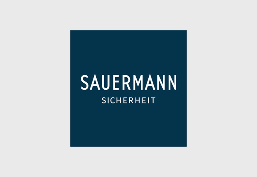 Sauermann Sicherheit logo, usecase