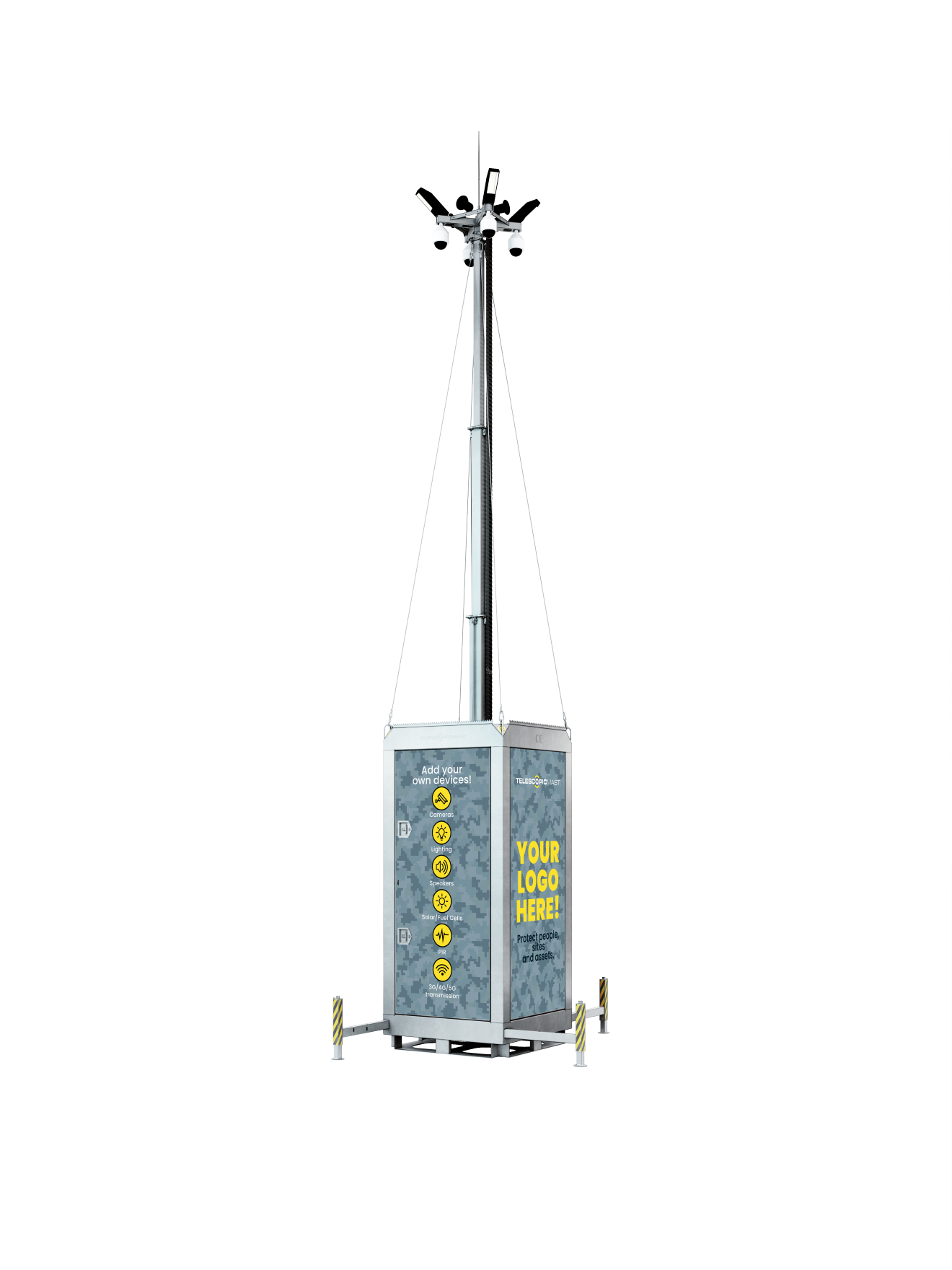 Mobile Surveillance Unit | Rapid Deployment & CE Certified